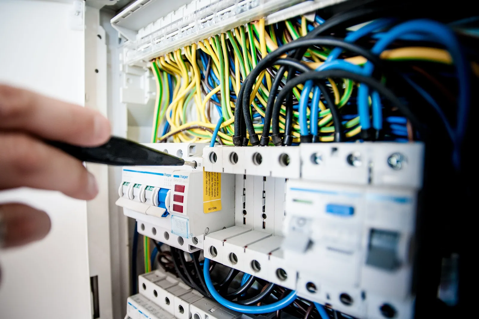 Electrical panel assessed during a service upgrade quote in Toronto